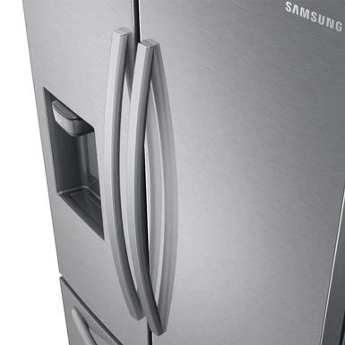 Samsung - 27 Cu. Ft. Large Capacity 3-Door French Door Refrigerator With External Water & Ice Dispenser - Stainless Steel 6 Samsung - 27 Cu. Ft. Large Capacity 3-Door French Door Refrigerator With External Water & Ice Dispenser - Stainless Steel - Image 4