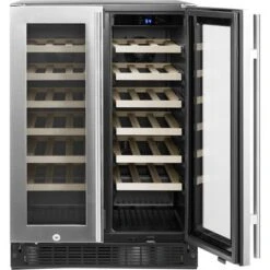 Insignia™ - Dual Zone Wine And Beverage Cooler With Glass Doors - Stainless Steel -KitchenAid Shop e93cc64a 16bd 59e2 ab3f 8b37e62c9022