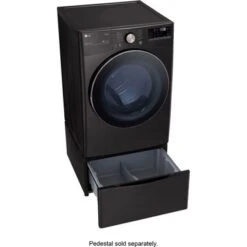 LG - 7.4 Cu. Ft. Stackable Smart Electric Dryer With Steam And Built-In Intelligence - Black Steel 33 LG - 7.4 Cu. Ft. Stackable Smart Electric Dryer With Steam And Built-In Intelligence - Black Steel -KitchenAid Shop e9d19215 748c 55b1 b306 dcb7d254546d