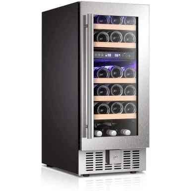 12"-15" Wine Cooler Beverage Refrigerator Beer Mini Fridge 19 Bottles - 15inch-new 3 12"-15" Wine Cooler Beverage Refrigerator Beer Mini Fridge 19 Bottles - 15inch-new
