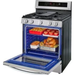 LG - 5.8 Cu. Ft. Smart Freestanding Gas True Convection Range With EasyClean And InstaView - Stainless Steel 38 LG - 5.8 Cu. Ft. Smart Freestanding Gas True Convection Range With EasyClean And InstaView - Stainless Steel -KitchenAid Shop eb3a6678 b224 51c4 981a 0ec65dd7e41e