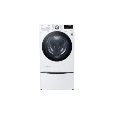 LG WM4200HWA 5.0 Cu.ft. Ultra Large Capacity Front Load Washer With AIDD, TurboWash, Steam And Wi-FiConnectivity, White - White 5 LG WM4200HWA 5.0 Cu.ft. Ultra Large Capacity Front Load Washer With AIDD, TurboWash, Steam And Wi-FiConnectivity, White - White - Image 3