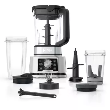 Ninja - Foodi Power Blender & Processor System, Smoothie Bowl Maker & Nutrient Extractor*, 1400WP SmartTORQUE 6 Auto-iQ - Silver 10 Ninja - Foodi Power Blender & Processor System, Smoothie Bowl Maker & Nutrient Extractor*, 1400WP SmartTORQUE 6 Auto-iQ - Silver - Image 8
