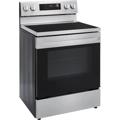 LG - 6.3 Cu. Ft. Smart Freestanding Electric Convection Range With Easy Clean, Air Fry And WideView Window - Stainless Steel 4 LG - 6.3 Cu. Ft. Smart Freestanding Electric Convection Range With Easy Clean, Air Fry And WideView Window - Stainless Steel - Image 2