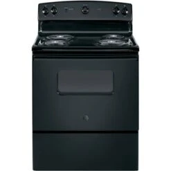 GE - 5.0 Cu. Ft. Freestanding Electric Range - Black