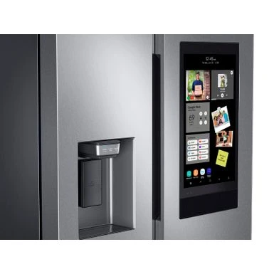 Samsung - 26.7 Cu. Ft. Side-by-Side Smart Refrigerator With 21.5" Touch-Screen Family Hub - Stainless Steel 7 Samsung - 26.7 Cu. Ft. Side-by-Side Smart Refrigerator With 21.5" Touch-Screen Family Hub - Stainless Steel - Image 5