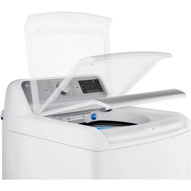 LG - 5.5 Cu. Ft. High-Efficiency Smart Top Load Washer With Steam And TurboWash3D Technology - White 8 LG - 5.5 Cu. Ft. High-Efficiency Smart Top Load Washer With Steam And TurboWash3D Technology - White - Image 6