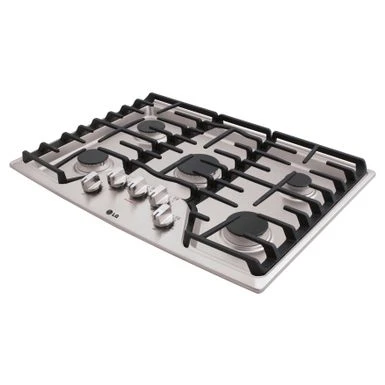 LG 30 Inch 5 Sealed Burner Gas Cooktop - STAINLESS STEEL 7 LG 30 Inch 5 Sealed Burner Gas Cooktop - STAINLESS STEEL - Image 5