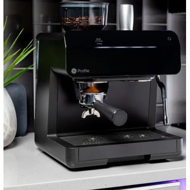 GE Profile - Semi-Automatic Espresso Machine With 15 Bars Of Pressure, Milk Frother, And Built-In Wi-Fi - Black 16 GE Profile - Semi-Automatic Espresso Machine With 15 Bars Of Pressure, Milk Frother, And Built-In Wi-Fi - Black - Image 14
