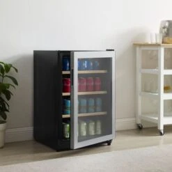 Insignia™ - 130-Can Beverage Cooler - Silver 19 Insignia™ - 130-Can Beverage Cooler - Silver -KitchenAid Shop efea34d6 0f2a 5893 8b3f 6d58e97d2040