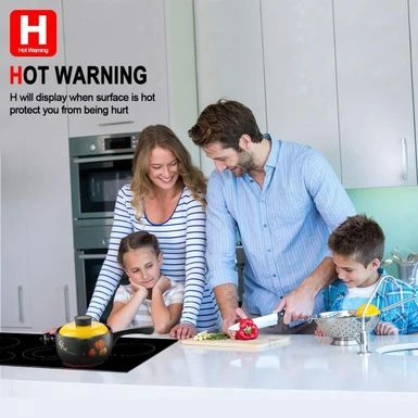 Gasland Chef 36"Built-in Radiant Electric Cooktop With 5 Burners, Electric Ceramic Cooktop Knob Control, 240V - Black 6 Gasland Chef 36"Built-in Radiant Electric Cooktop With 5 Burners, Electric Ceramic Cooktop Knob Control, 240V - Black - Image 4