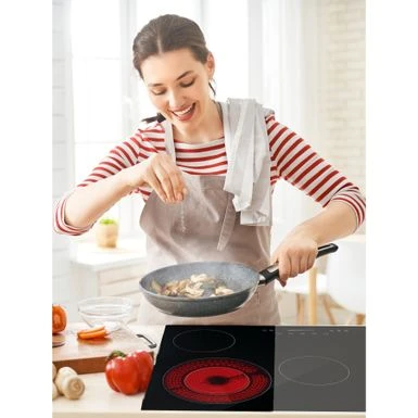 30-in 5 Elements Radiant Electric Cooktop With Keep Warm Element - 30" - Black 6 30-in 5 Elements Radiant Electric Cooktop With Keep Warm Element - 30" - Black - Image 4