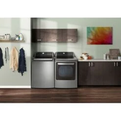 LG - 7.3 Cu. Ft. Smart Electric Dryer With EasyLoad Door - Graphite Steel 24 LG - 7.3 Cu. Ft. Smart Electric Dryer With EasyLoad Door - Graphite Steel -KitchenAid Shop f21befc2 9e05 5581 bc90 f9d127dae36d