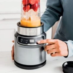Ninja - Nutri-Blender Pro Personal Blender With Auto-iQ - Cloud Silver -KitchenAid Shop f249ce33 9279 586e a981 189ef9f87703