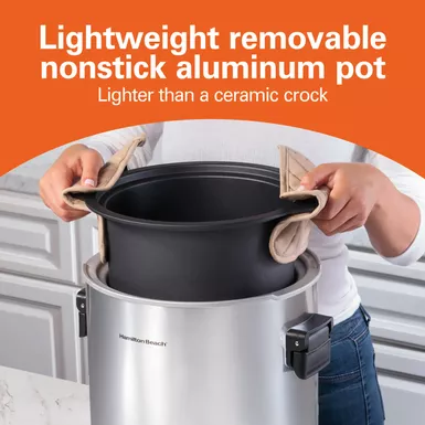 Hamilton Beach - 10qt Sear & Cook Stockpot Slow Cooker Silver 15 Hamilton Beach - 10qt Sear & Cook Stockpot Slow Cooker Silver - Image 13