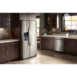 Whirlpool - 28.4 Cu. Ft. Side-by-Side Refrigerator With In-Door-Ice Storage - Stainless Steel -KitchenAid Shop f375499c c67d 5134 8973 04674b9294eb