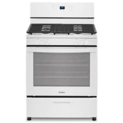 Whirlpool 5.1 Cu. Ft. White Freestanding Gas Range With Broiler Drawer
