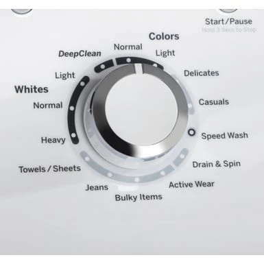 GE - 4.5 Cu Ft Top Load Washer With Precise Fill, Deep Fill, Deep Clean And Deep Rinse - White On White 10 GE - 4.5 Cu Ft Top Load Washer With Precise Fill, Deep Fill, Deep Clean And Deep Rinse - White On White - Image 8