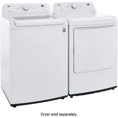 LG - 4.5 Cu. Ft. Smart Top Load Washer With Vibration Reduction And TurboDrum Technology - White 11 LG - 4.5 Cu. Ft. Smart Top Load Washer With Vibration Reduction And TurboDrum Technology - White - Image 9