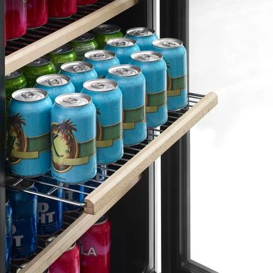 Insignia™ - 130-Can Beverage Cooler - Silver 8 Insignia™ - 130-Can Beverage Cooler - Silver - Image 6