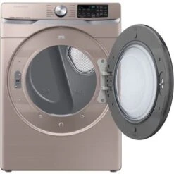 Samsung - 7.5 Cu. Ft. Stackable Smart Electric Dryer With Steam Sanitize+ - Champagne 21 Samsung - 7.5 Cu. Ft. Stackable Smart Electric Dryer With Steam Sanitize+ - Champagne -KitchenAid Shop f63dcadd 8015 506f a1f6 6ba31c16272c