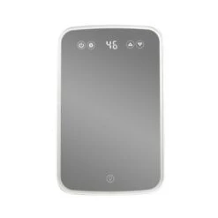 Danby 7.4L Mini Fridge With Mirror & Light In White - White