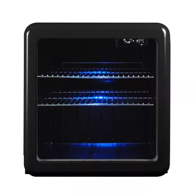 Magic Chef 1.7 Cu. Ft. Black Retro Beverage Cooler 3 Magic Chef 1.7 Cu. Ft. Black Retro Beverage Cooler