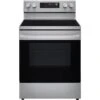 LG - 6.3 Cu. Ft. Smart Freestanding Electric Convection Range With Easy Clean, Air Fry And WideView Window - Stainless Steel