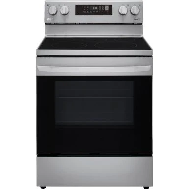 LG - 6.3 Cu. Ft. Smart Freestanding Electric Convection Range With Easy Clean, Air Fry And WideView Window - Stainless Steel 3 LG - 6.3 Cu. Ft. Smart Freestanding Electric Convection Range With Easy Clean, Air Fry And WideView Window - Stainless Steel