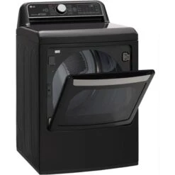 LG - 7.3 Cu. Ft. Smart Electric Dryer With Steam And Sensor Dry - Black Steel 30 LG - 7.3 Cu. Ft. Smart Electric Dryer With Steam And Sensor Dry - Black Steel -KitchenAid Shop f9f1cb25 d1b3 5983 992d 5b76a3ad0087