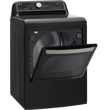 LG - 7.3 Cu. Ft. Smart Electric Dryer With Steam And Sensor Dry - Black Steel 14 LG - 7.3 Cu. Ft. Smart Electric Dryer With Steam And Sensor Dry - Black Steel - Image 12