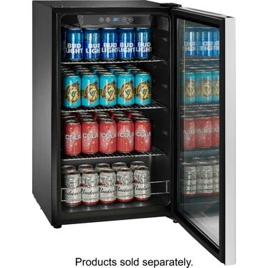 Insignia™ - 115-Can Beverage Cooler - Stainless Steel 13 Insignia™ - 115-Can Beverage Cooler - Stainless Steel - Image 11