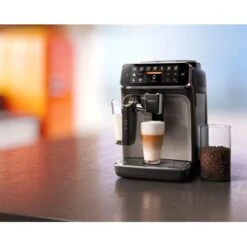 Philips 4300 Series Fully Automatic Espresso Machine With LatteGo Milk Frother, 8 Coffee Varieties - Black -KitchenAid Shop fb074aa9 2079 54f6 a9fa e2700b4cf672