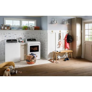 GE - 4.5 Cu Ft Top Load Washer With Water Level Control, Deep Fill, Quick Wash, And Glass Lid - White On White 21 GE - 4.5 Cu Ft Top Load Washer With Water Level Control, Deep Fill, Quick Wash, And Glass Lid - White On White - Image 19