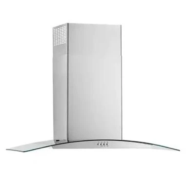 Whirlpool 36 Inch Stainless Curved Glass Wall Mount Canopy Range Hood 4 Whirlpool 36 Inch Stainless Curved Glass Wall Mount Canopy Range Hood - Image 2