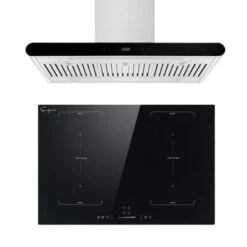 2 Piece Kitchen Appliances Packages Including 30" Induction Cooktop And 36" Island Range Hood - 30"
