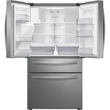 Samsung - 22.6 Cu. Ft. 4-Door French Door Counter Depth Refrigerator With FlexZone Drawer - Stainless Steel 7 Samsung - 22.6 Cu. Ft. 4-Door French Door Counter Depth Refrigerator With FlexZone Drawer - Stainless Steel - Image 5