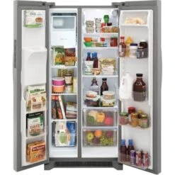 Frigidaire FRSS2323AW 22.3 Cu. Ft. 33 Inch Standard Depth Side By Side Refrigerator - Stainless Steel - Stainless Steel -KitchenAid Shop fd773d7e 3f0a 42c5 92fe 1e82216a3615