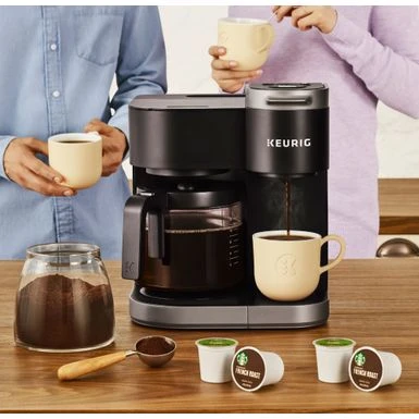 Keurig® Keurig - K-Duo 12-Cup Coffee Maker And Single Serve K-Cup Brewer - Black 10 Keurig® Keurig - K-Duo 12-Cup Coffee Maker And Single Serve K-Cup Brewer - Black - Image 8