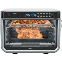 Ninja - Foodi 10-in-1 Smart XL Air Fry Oven, Countertop Convection Oven With Dehydrate & Reheat Capability - Stainless Silver