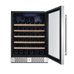 24 In. Single Zone 52-Bottle Built-In And Freestanding Wine Chiller Refrigerator In Stainless Steel - Stainless Steel 11 24 In. Single Zone 52-Bottle Built-In And Freestanding Wine Chiller Refrigerator In Stainless Steel - Stainless Steel -KitchenAid Shop ff04cbc6 b90f 4bb2 9760 b86fb7b8136b