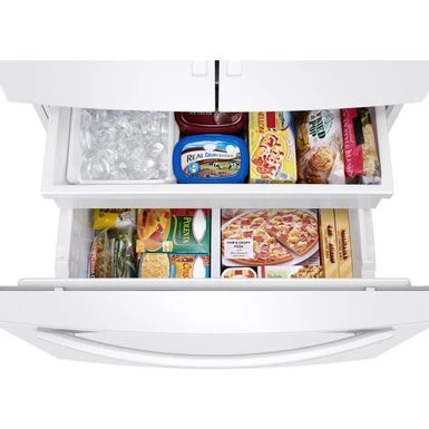 Samsung 28-Cu. Ft. 3-Door French Door Refrigerator, White 10 Samsung 28-Cu. Ft. 3-Door French Door Refrigerator, White - Image 8