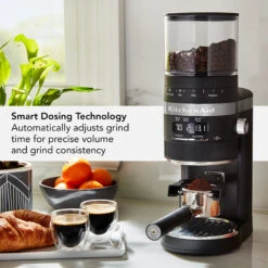 KitchenAid Burr Coffee Grinder In Black Matte 9 KitchenAid Burr Coffee Grinder In Black Matte -KitchenAid Shop kcg8433bm 2