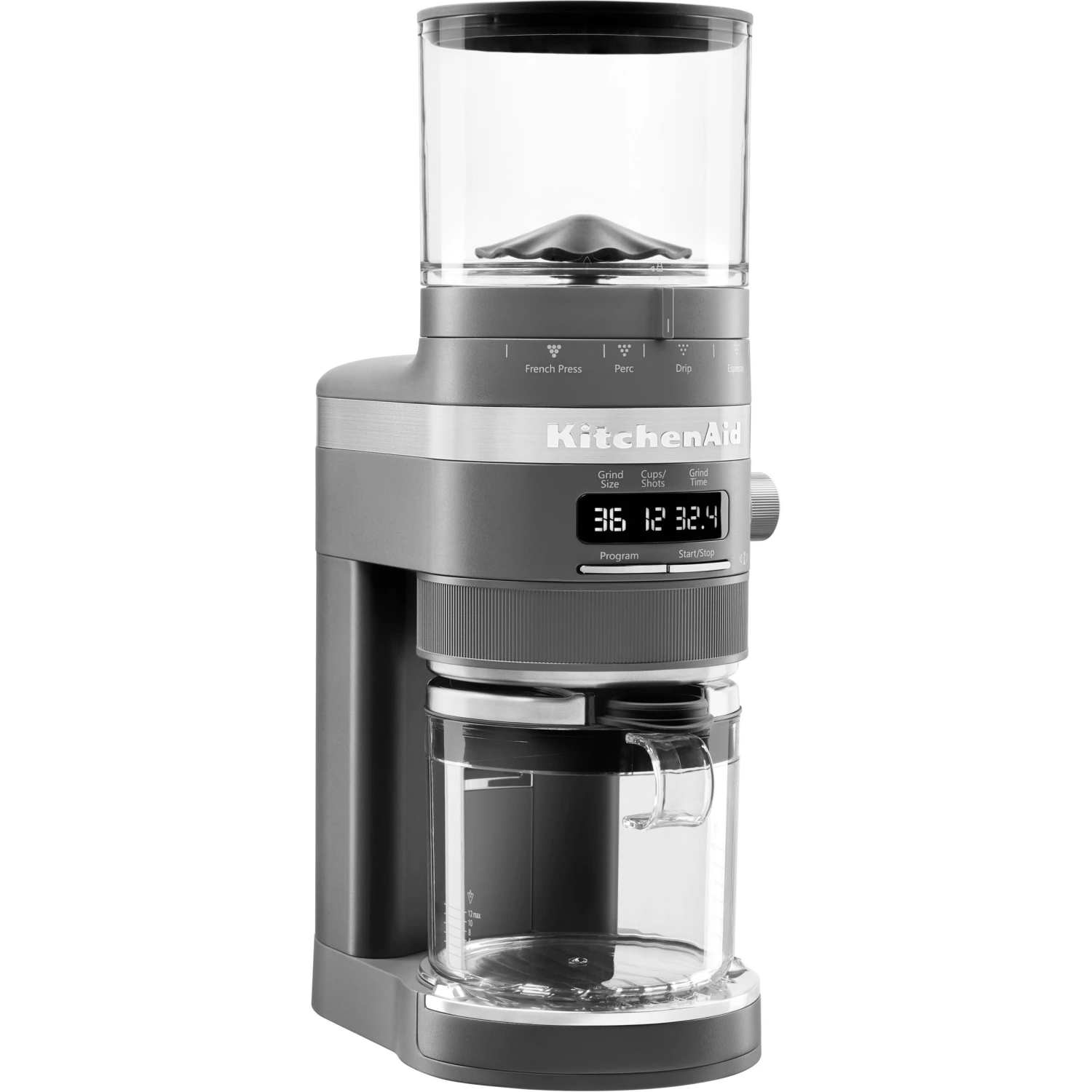 KitchenAid Burr Coffee Grinder In Matte Charcoal Gray 4 KitchenAid Burr Coffee Grinder In Matte Charcoal Gray - Image 2