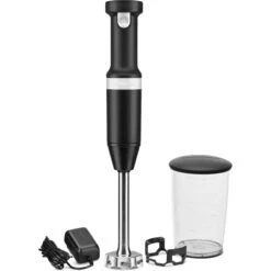 KitchenAid - Cordless Variable Speed Hand Blender - Black Matte 17 KitchenAid - Cordless Variable Speed Hand Blender - Black Matte -KitchenAid Shop khbbv53bm
