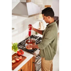 KitchenAid Cordless Variable-Speed Immersion Blender In Empire Red With Whisk And Blending Jar 8 KitchenAid Cordless Variable-Speed Immersion Blender In Empire Red With Whisk And Blending Jar -KitchenAid Shop khbbv53er 1