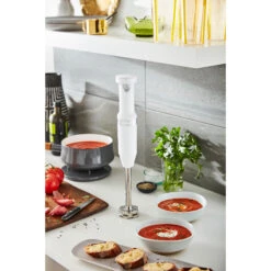 KitchenAid Cordless Variable-Speed Immersion Blender In White With Whisk And Blending Jar 9 KitchenAid Cordless Variable-Speed Immersion Blender In White With Whisk And Blending Jar -KitchenAid Shop khbbv53wh 2