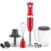 KitchenAid Cordless Variable Speed Hand Blender With Chopper And Whisk Attachment In Empire Red 2 KitchenAid Cordless Variable Speed Hand Blender With Chopper And Whisk Attachment In Empire Red -KitchenAid Shop khbbv83er