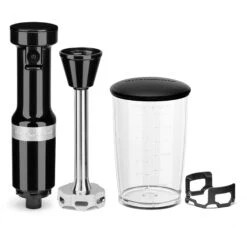KitchenAid Corded Variable-Speed Immersion Blender In Onyx Black With Blending Jar 8 KitchenAid Corded Variable-Speed Immersion Blender In Onyx Black With Blending Jar -KitchenAid Shop khbv53ob 1