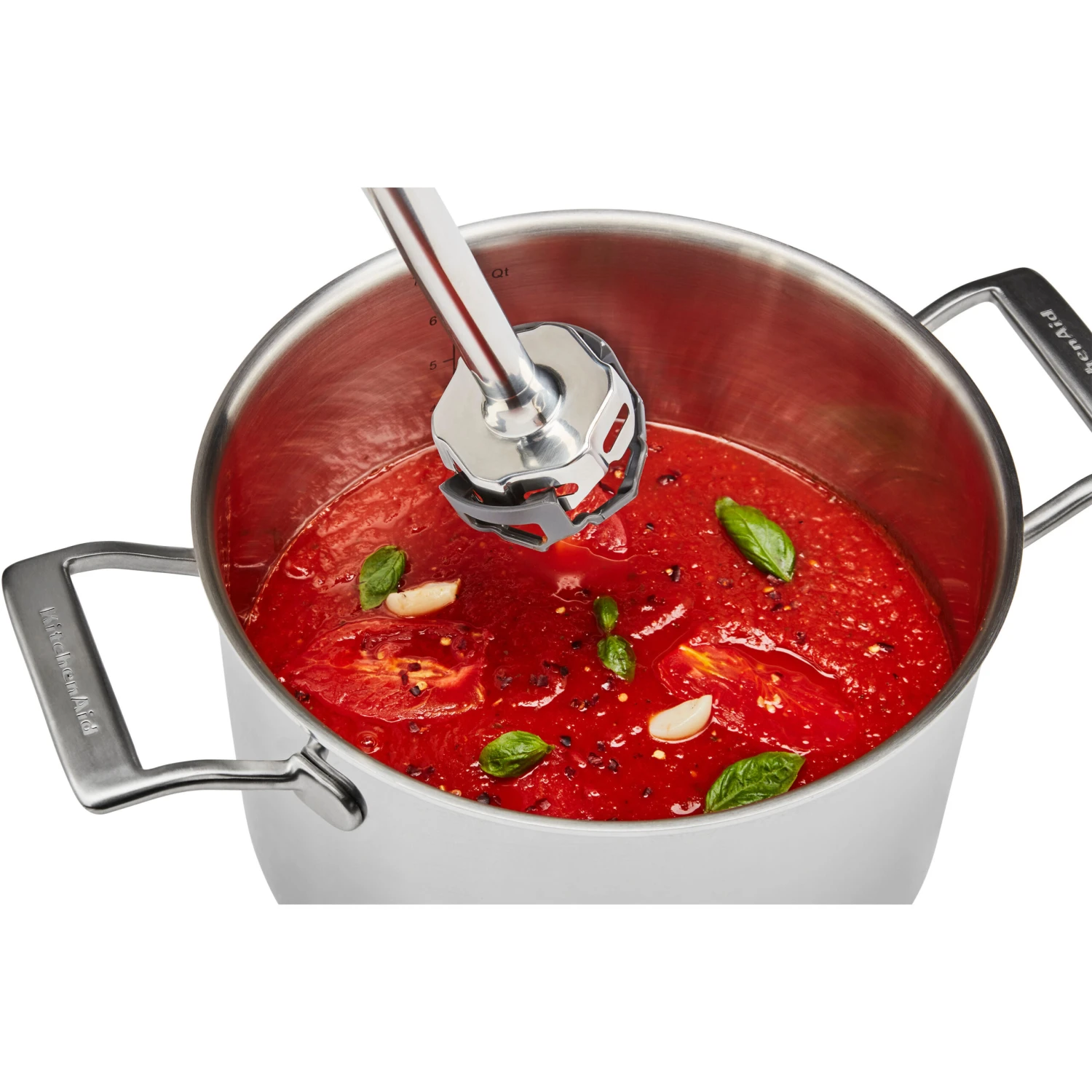 KitchenAid Corded Variable-Speed Immersion Blender In Passion Red With Blending Jar 7 KitchenAid Corded Variable-Speed Immersion Blender In Passion Red With Blending Jar - Image 5